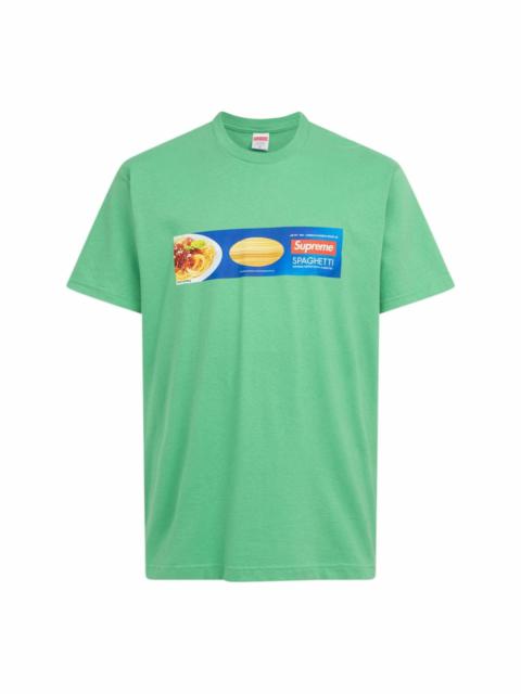 Spaghetti short-sleeve T-shirt