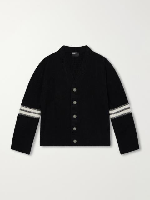 Enfants Riches Déprimés Striped Cashmere Cardigan