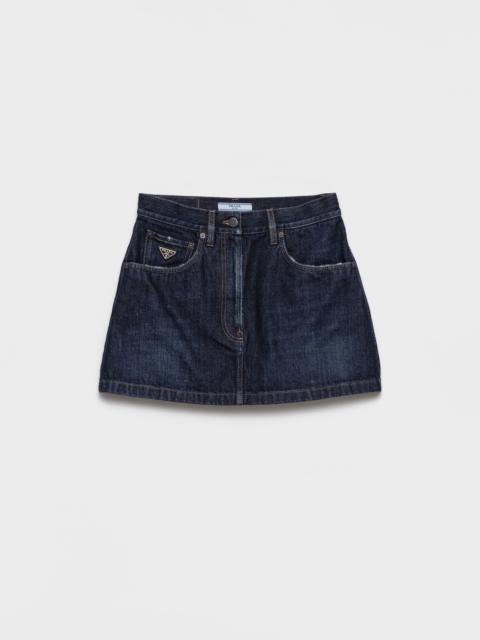 Prada Denim miniskirt