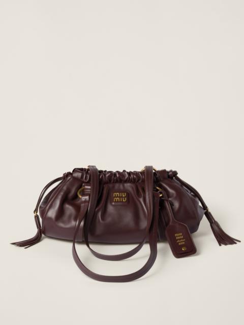 Miu Miu Joie nappa leather bag