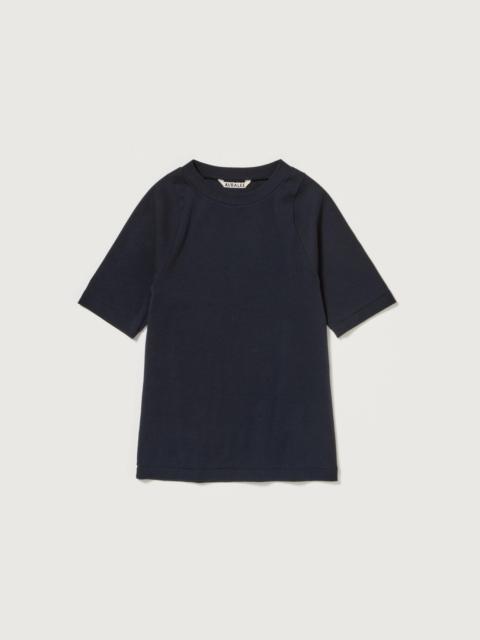 AURALEE ORGANIC COTTON FINE RIB TEE