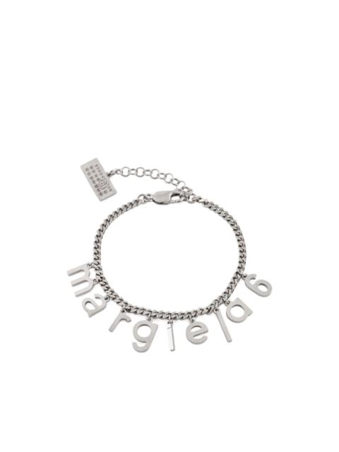 MM6 Maison Margiela logo-pendant bracelet