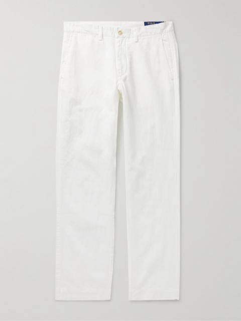 Polo Ralph Lauren Slim-Fit Straight-Leg Linen and Cotton-Blend Trousers