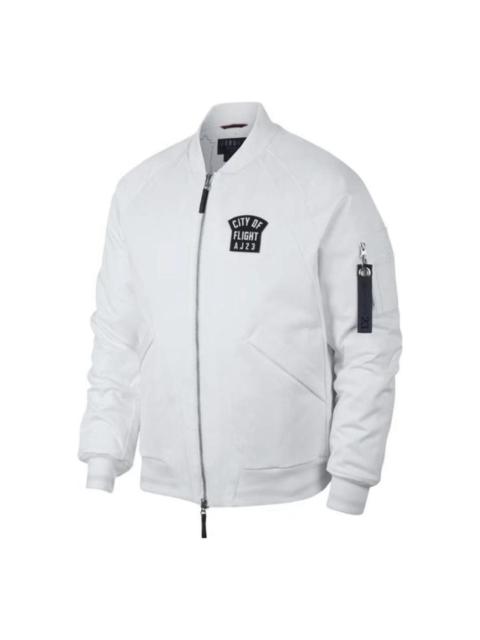 Jordan Air Jordan City Of Flight MA-1 Jacket White 911314-100