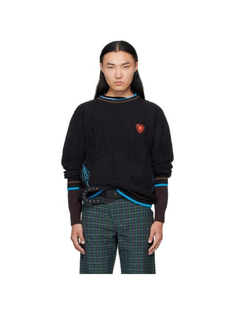 Kiko Kostadinov Black Fitz Sweater