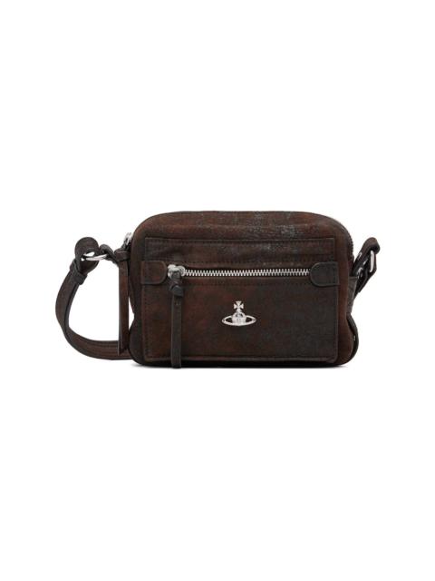 Vivienne Westwood Brown Hannah Crossbody Bag