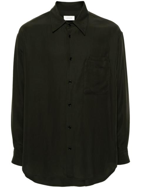 Lemaire double-pocket lyocell shirt
