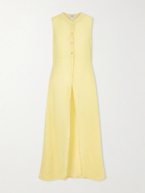 LE KASHA Linen Maxi Dress