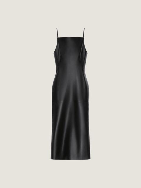 Givenchy SLICED MIDI DRESS IN NAPPA LEATHER