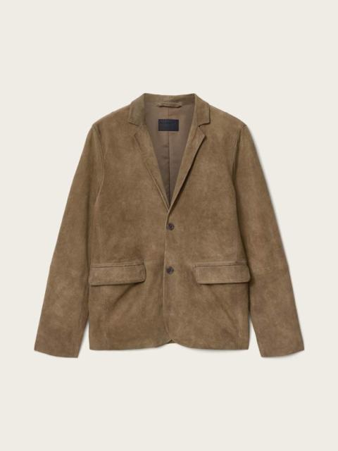 ALLSAINTS MONET WAXED SUEDE BLAZER