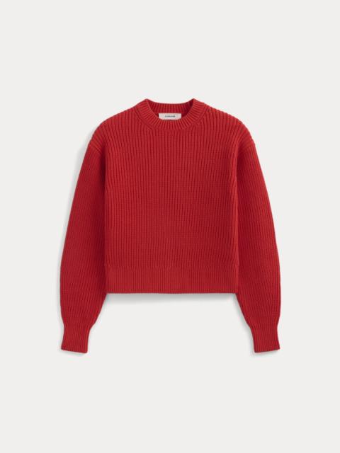 EVERLANE CROPPED RIBBED CREW IN EVERYDAY COTTON