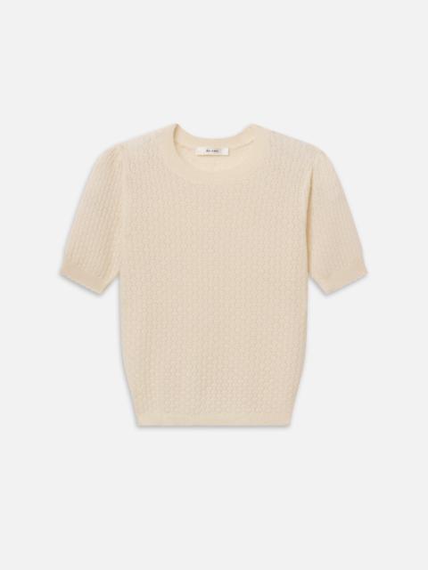 FRAME The Gathered Honeycomb Sweater
