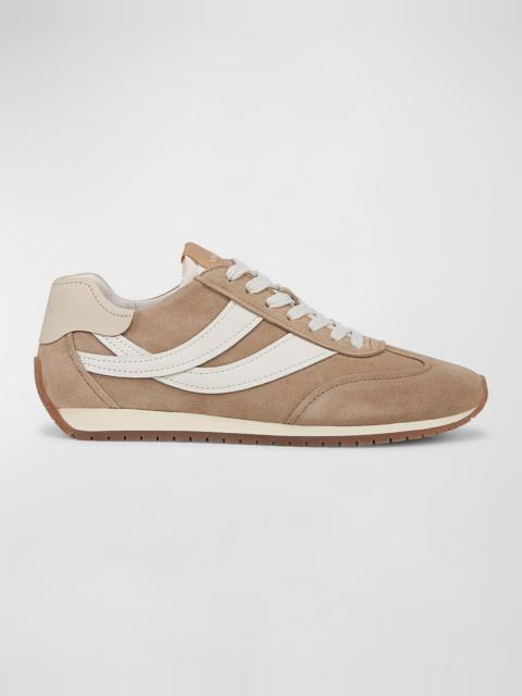 Vince Oasis Mixed Leather Retro Sneakers