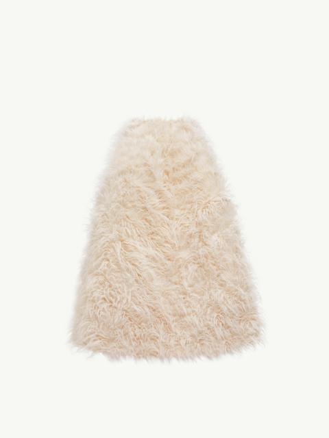 Moncler + JIL SANDER Textured Wool Blend Long Skirt