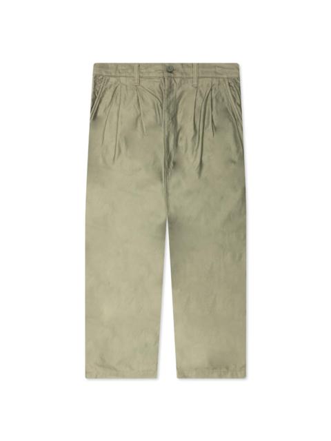 Comme des Garçons Homme CONTRAST COTTON PANTS - KHAKI