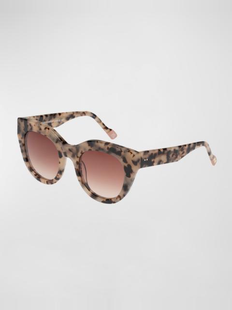 Le Specs AIRY CANARY II Acetate Cat-Eye Sunglasses