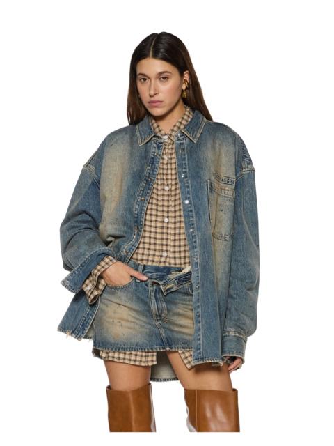 Ksubi OVERSIZED LS SHIRT DUNE