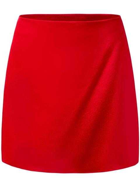 Alejandra Alonso Rojas satin mini skirt