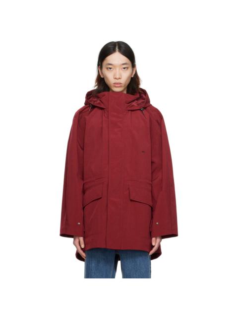 Wooyoungmi Red Hooded Jacket