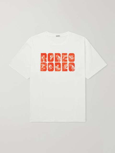 BODE Rodeo Bodeo Printed Cotton-Jersey T-Shirt