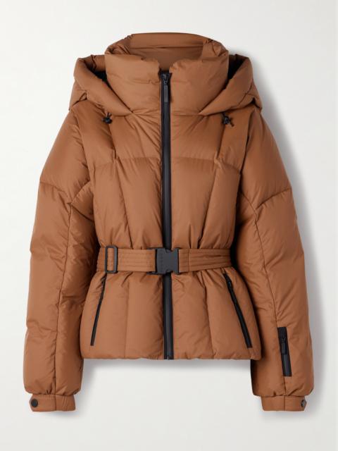 CORDOVA The Monterosa Hooded Belted Quilted Recycled Down Ski Jacket