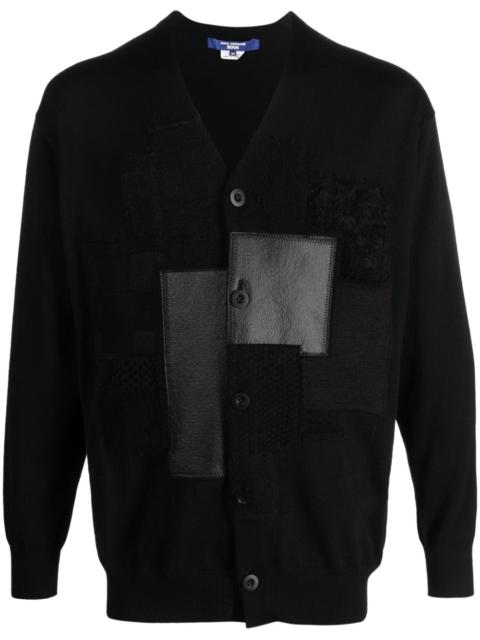 Junya Watanabe MAN tonal-design V-neck cardigan