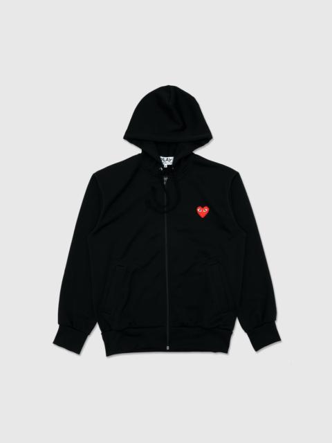 Comme des Garçons PLAY BIG RED HEART FULL ZIP HOODIE