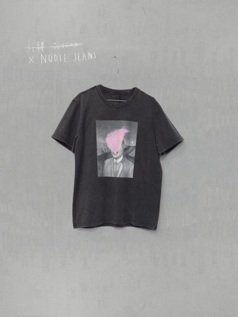 Nudie Jeans Roy Bad Breath T-Shirt Faded Black