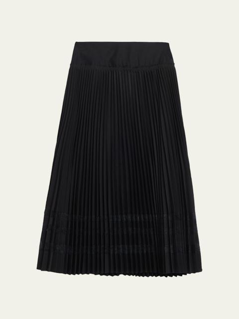 3.1 Phillip Lim Pleated A-Line Midi Skirt