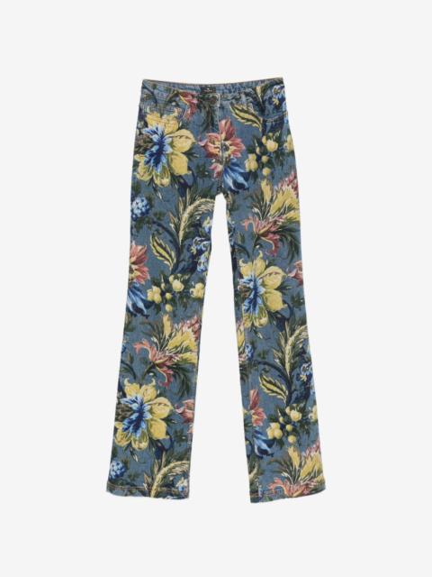 Etro floral-print jeans