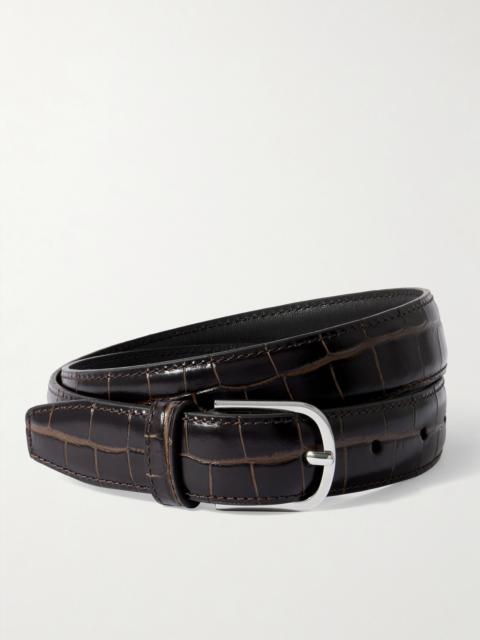 TOTEME Croc-effect Leather Belt
