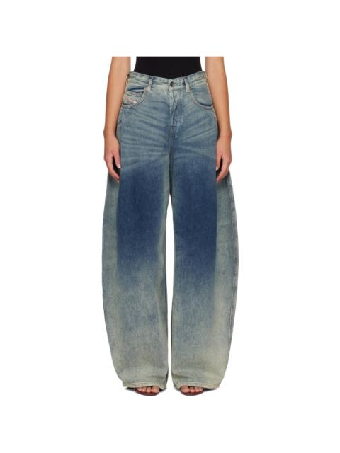Diesel Blue High Waist 1987 D-Khelz Jeans