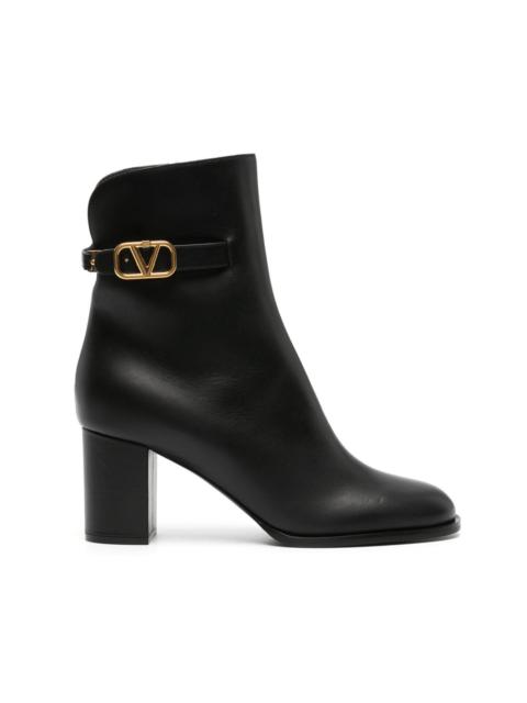 Valentino VLogo Signature 70mm leather boots