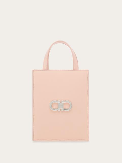 Double Gancini mini tote bag