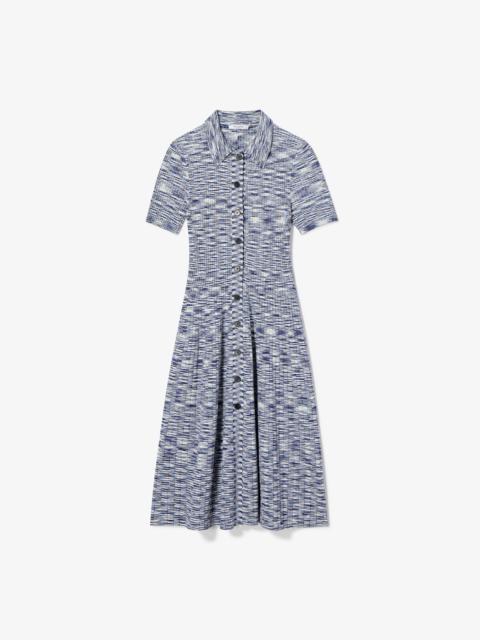 M.M.LaFleur Osipa Shirt Dress - Space Dye Rib Knit
