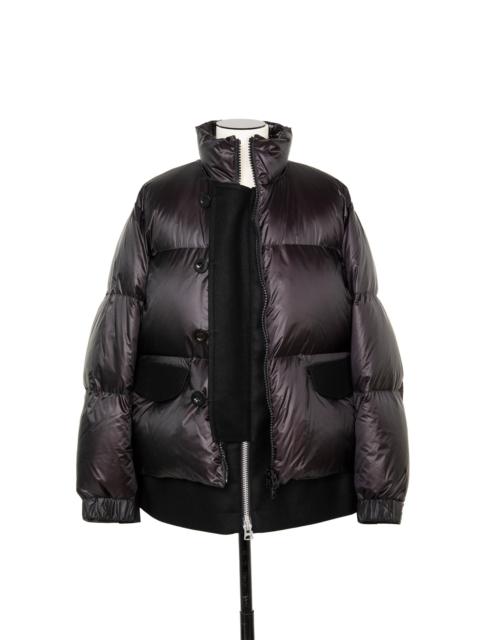 sacai Wool Melton Puffer Blouson