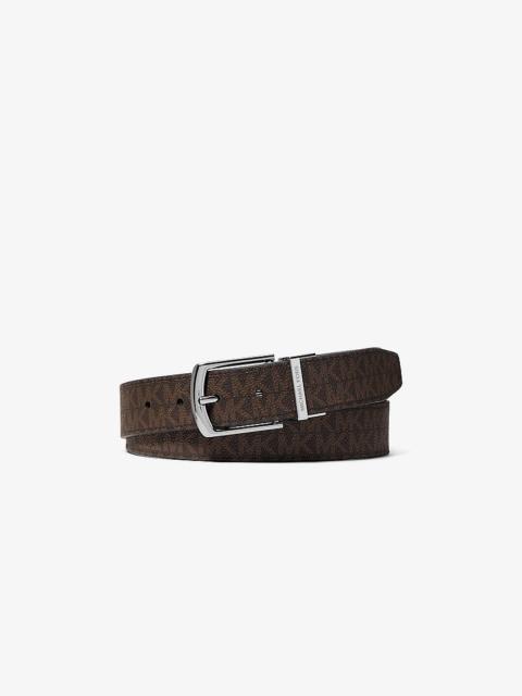 MICHAEL KORS Logo Reversible Belt