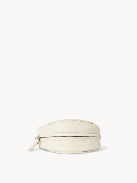 The Row Coin Wristlet in Leather