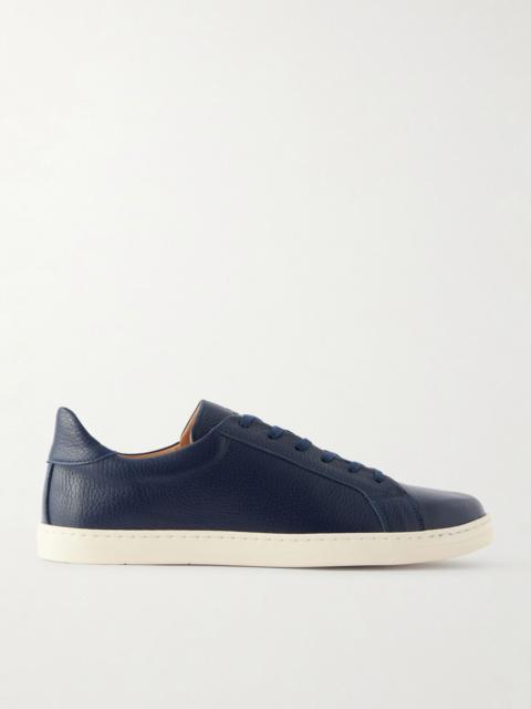 GEORGE CLEVERLEY Jack III Deerskin Sneakers Navy
