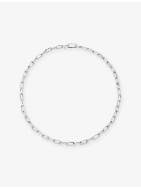 MONICA VINADER Alta Mini Sterling-Silver Chain Necklace