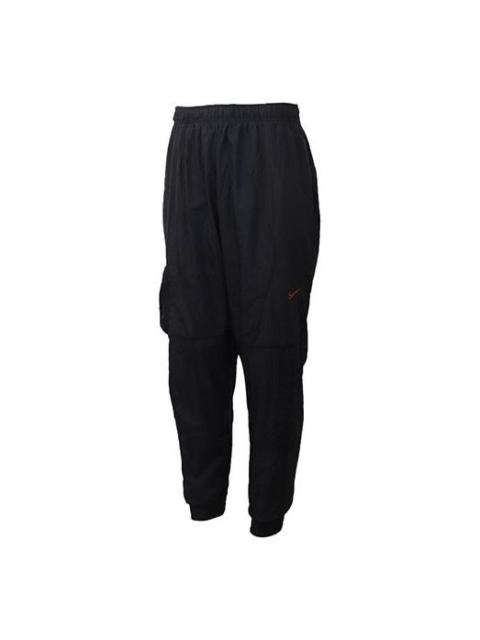 Nike Nike Dri-FIT Mesh Breathable Training Sports Pants Black CU5002-010