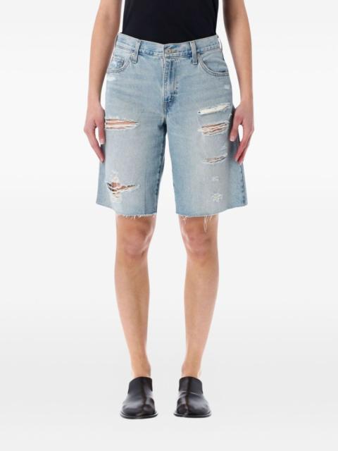 Levi's Baggy Dad distressed denim shorts