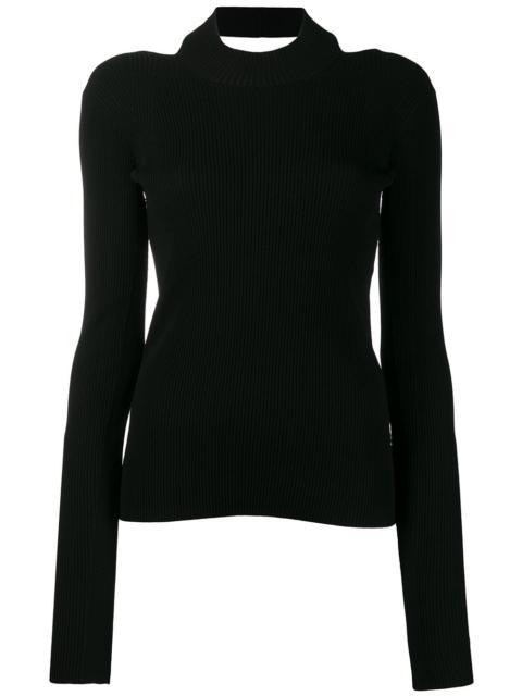 Helmut Lang open back jumper