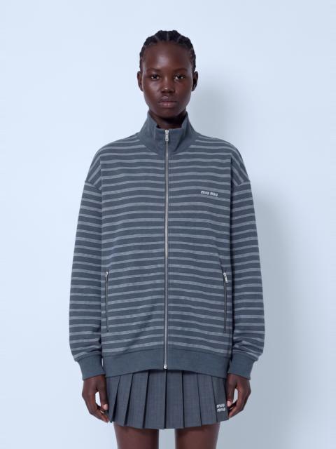 Miu Miu Fleece Zipper Jacket