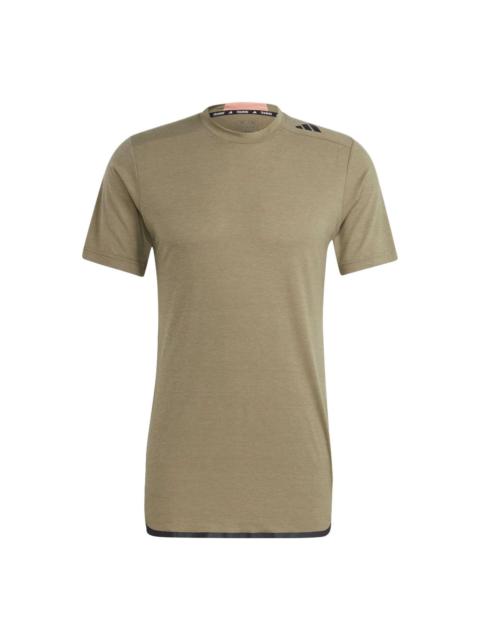 adidas Designed For Training Pro Series Strength T-Shirts 'Olive Green' IL1457