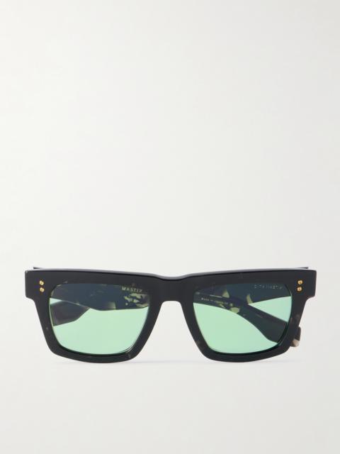 DITA Mastix Square-Frame Tortoiseshell Acetate Sunglasses