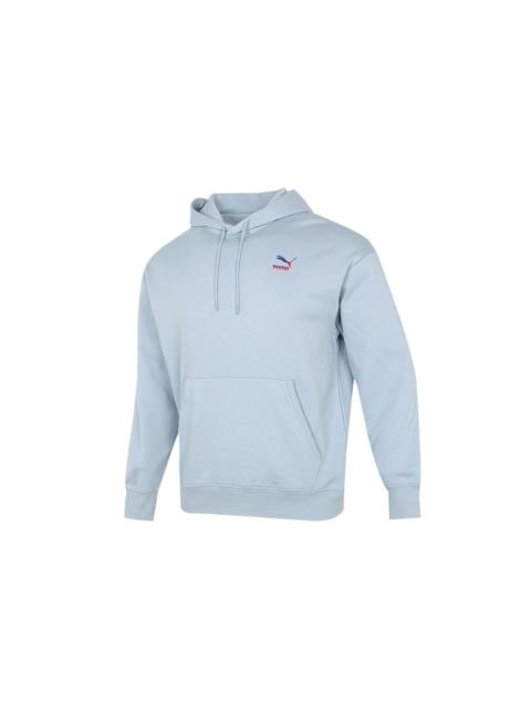 PUMA PUMA Logo Hoodie 'Light Blue' 534443-61