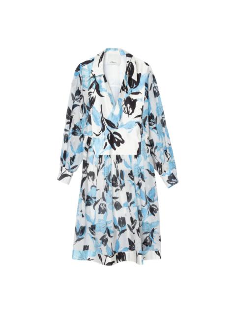 3.1 Phillip Lim floral-print belted dress