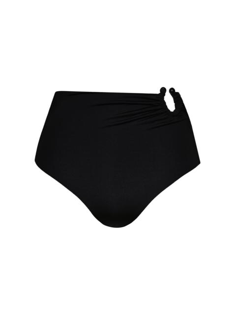 Johanna Ortiz Taita High-Rise Bikini Bottom black