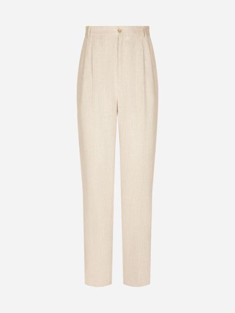 Dolce & Gabbana Tailored linen pants